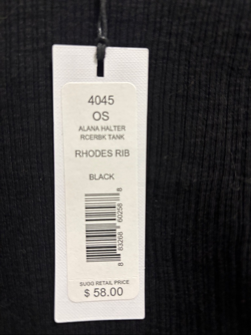 NWT Michael Stars Black Tank Top - Picture 3 of 4